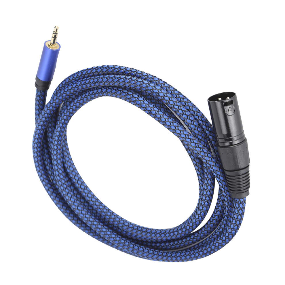 Xlr Male To 3.5Mm Jack Cable 2M Audiophile Balanced Signal Microphone Cord 8701343663304