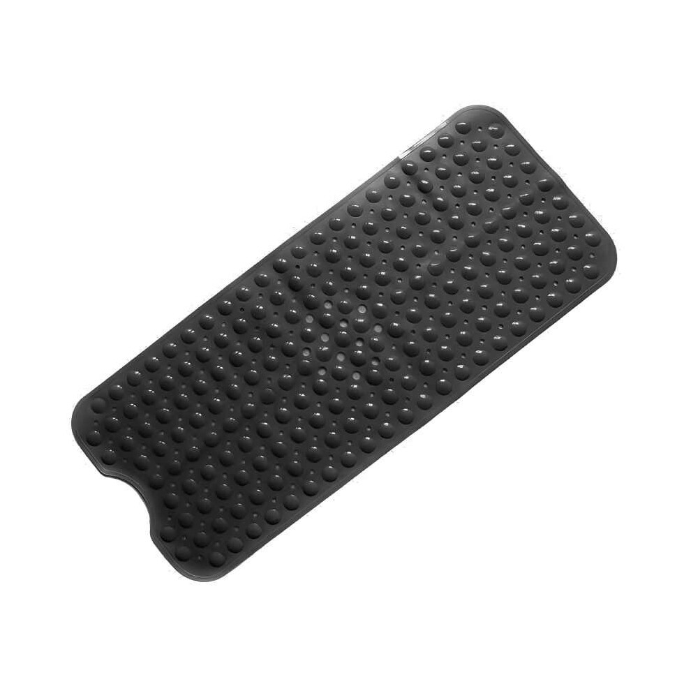 (Black) Non Bathtub Slip Shower Mat Bathroom Massage Suction Cup Leaky Floor Hole Mats-image-OPC-PJRR2JM-NEW
