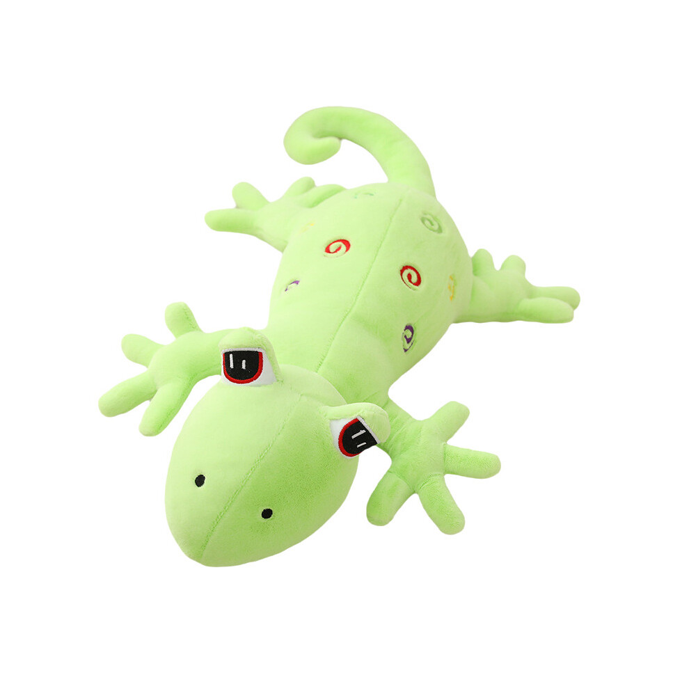 (Green, 60cm/23.62in) Plush Toy Gecko Stuffed Animal Huggable Pillow For Kids Gift Pp Cotton Filling