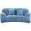 (Grey Blue, 190x230cm/74.80x90.55in) Cover Elasticity Sofa Extensible Couch Cover Sofacovers Sectional Solid Color 1