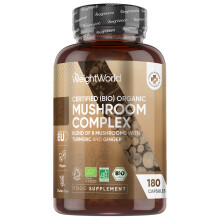 Organic Mushroom Complex | 180 Vegan Capsules