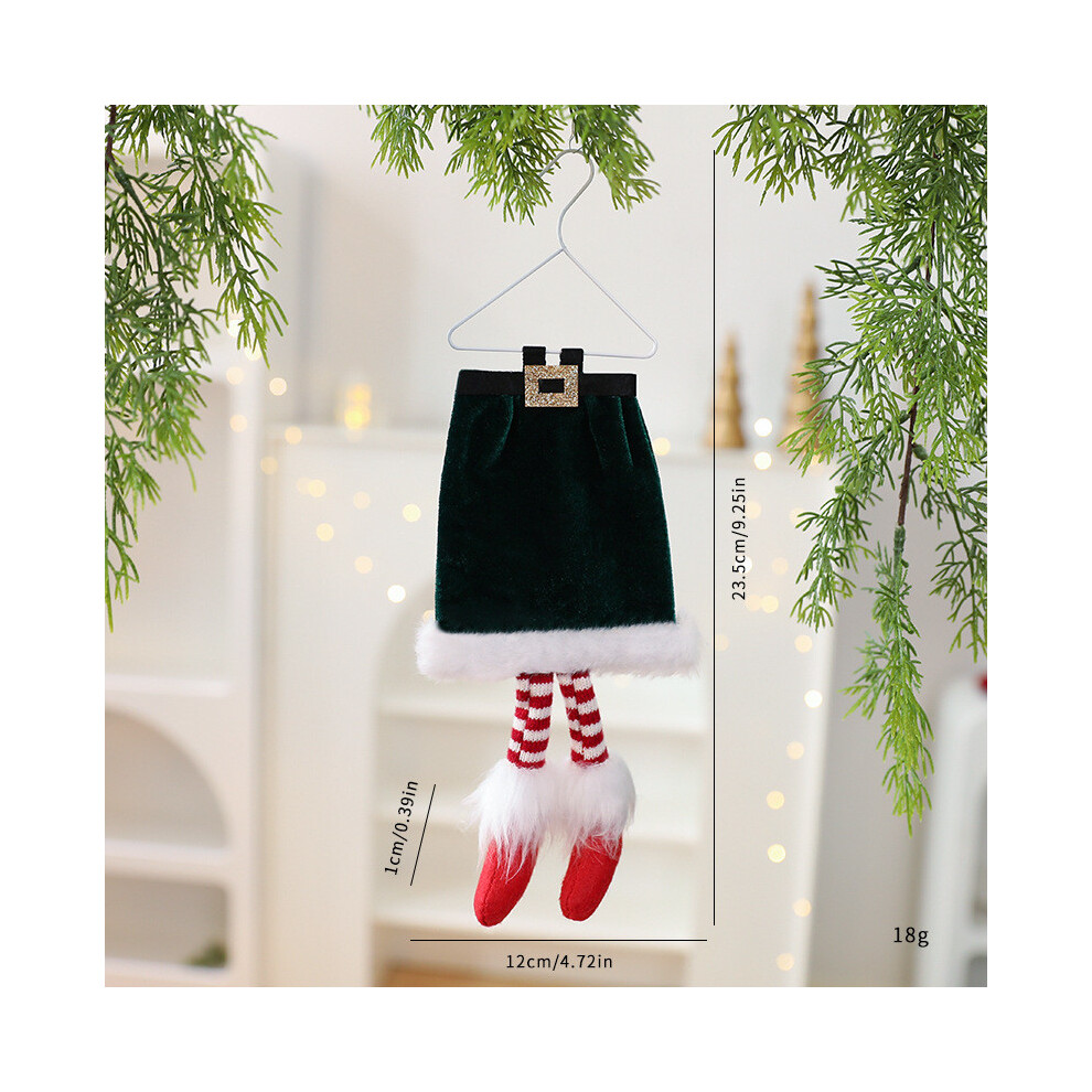 (Green) Christmas Skirt Tree Fabric Decoration Christmas Home Ornament Display Window-image-OPC-PJRRXY9-NEW