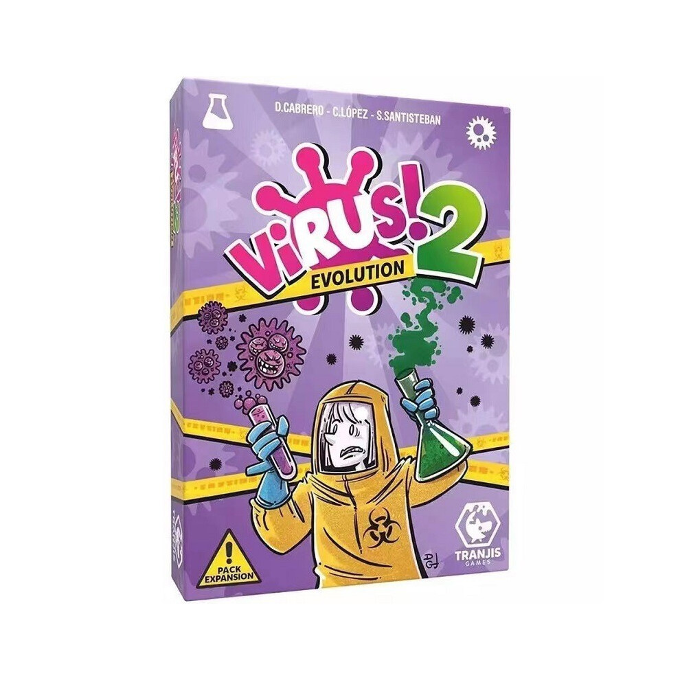 (Virus 2)Virus 1 2 Juego De Cartas IngléS De Mesa Estrategia Interactiva Para Fiesta Familiar Divertida-image