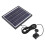 Solar Fountain Pump 5.0W Prevent Clogging Portable 7