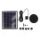 Solar Fountain Pump 5.0W Prevent Clogging Portable 1