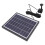 Solar Fountain Pump 5.0W Prevent Clogging Portable 6