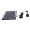 Solar Fountain Pump 5.0W Prevent Clogging Portable 8