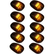 Solar Powered Cab Lights, Solar Powered Cab Lights compatible Truck, Wireless Solar-Powered Truck Ca