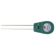Tester del suolo LY101, verde, sonda da 15,5 cm, pH/umidità