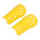 Parastinchi per bambini forati 16x9cm gialli 7