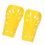 Parastinchi per bambini forati 16x9cm gialli 6