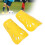 Parastinchi per bambini forati 16x9cm gialli 14