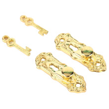 Dollhouse Mini Lock & Key Set 1:12 Scale - Perfect for Dollhouse Crafts & Decor