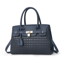 (Navy Blue) Handbag Womens Casual With Large Capacity And Lock Closure For Daily Shoppingd