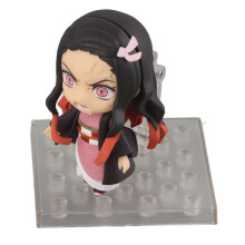 Bambola in stile anime con volto intercambiabile in PVC, altezza 10 cm (3,9 pollici)