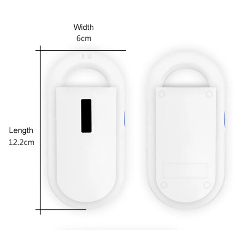 Portable Pet Microchip Scanner 134.2KHz, 125KHz, 13cm Range