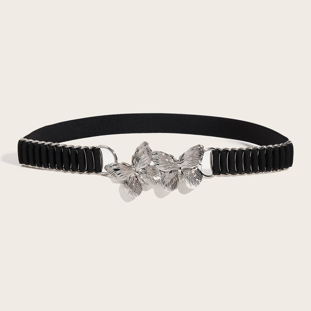 (Style H) Waist Metallic Ladies Belt With Snap Button Closure For Dresses Casual Wear And-image-OPC-PJRSCSK-NEW