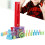 Domino Game Car Toy Set DIY Automatic Placement 8