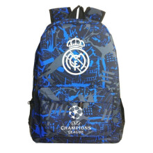 (Madrid)Manchester United Lfc Real Madrid Bolso de Hombro Fan Mochila Estudiante Bolso Escolar