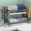2 Tier Dish Drainer Rack Cutlery Holder Plate Rack Kitchen + Drip Tray 5