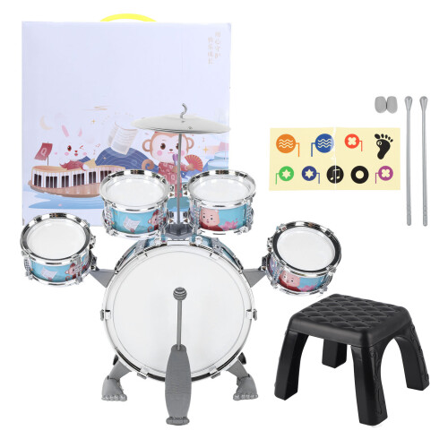 Kids Drum Set Cartoon Drums Kit Educational Child