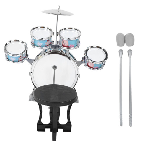 Kids Drum Set Cartoon Drums Kit Educational Child 2