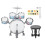 Kids Drum Set Cartoon Drums Kit Educational Child 2