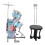 Kids Drum Set Cartoon Drums Kit Educational Child 4