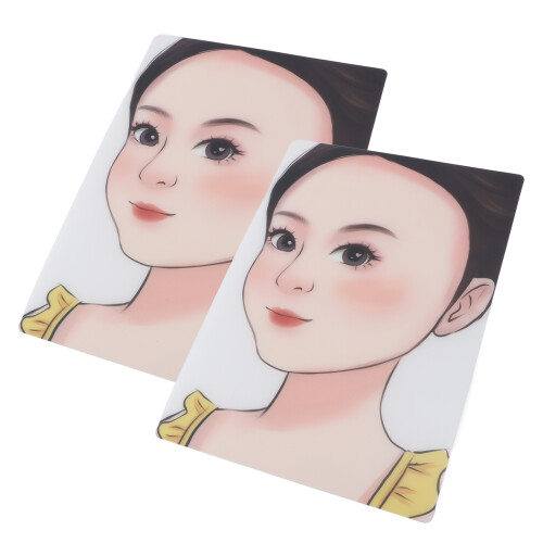 2pcs Kids Face Painting Exercise Board Reusable 1