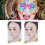 2pcs Kids Face Painting Exercise Board Reusable 12