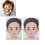 2PCS Face Painting Practice Boards Washable 11
