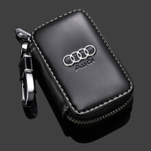 (Audi)Borsa portachiavi auto in pelle Volkswagen Audi Chevrole Kia Hyundai moda antigraffio
