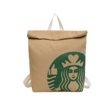 (Starbucks Double)Mcdonald Kfc Starbucks Gedrukte Rugzak Dubbele Enkel Schoudertas Accessoires