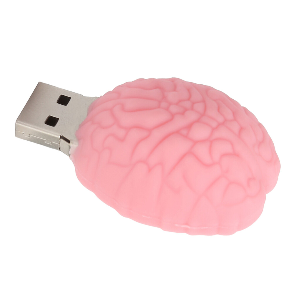 128Gb Brain Doll Usb 2.0 Memory Stick Flash Drive Pink 9301343671515