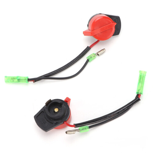 2 pezzi Interruttore On/Off, Rosso, 5,5-13 HP 1