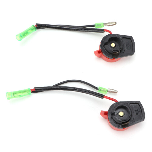 2 pezzi Interruttore On/Off, Rosso, 5,5-13 HP