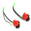 2 pezzi Interruttore On/Off, Rosso, 5,5-13 HP 16
