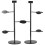 Cup Holder 3 Holes Black Appearance Iron Material 9