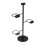 Cup Holder 3 Holes Black Appearance Iron Material 5