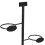 Cup Holder 3 Holes Black Appearance Iron Material 14