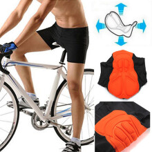 Shorts de vélo rembourrés en coton éponge noir/rose S-XXXL