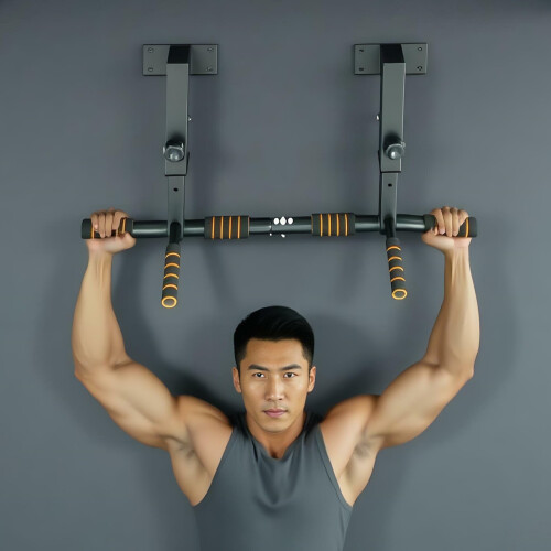Gr8 Home Adjustable Pull Push Chin Up Bar Ceiling Wall Joist Mounted Home Gym 1