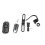 Alarme de vélo rechargeable par USB, 110 dB, vibration et télécommande 3