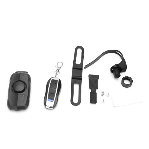 Alarme de vélo rechargeable par USB, 110 dB, vibration et télécommande 2