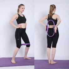 Unbreakable Pilates Ring Fitness Circle 39cm NBR Foam Handle