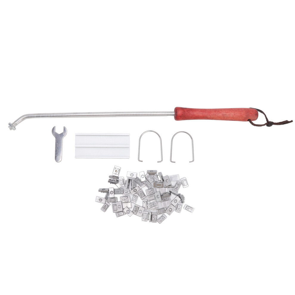 BBQ Branding Iron English Letters Stainless Steel-image-OPC-PJRTFTM-NEW