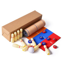 3-in-1-Tisch-Curling-Spiel, Bowling, Shuffleboard Tischset, Familienspiele für Zuhause, Partygeschenk für Kinder und Erwachsene