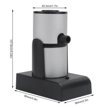 Machine à fumée portable, 2xAA, 90*55*110mm, métal