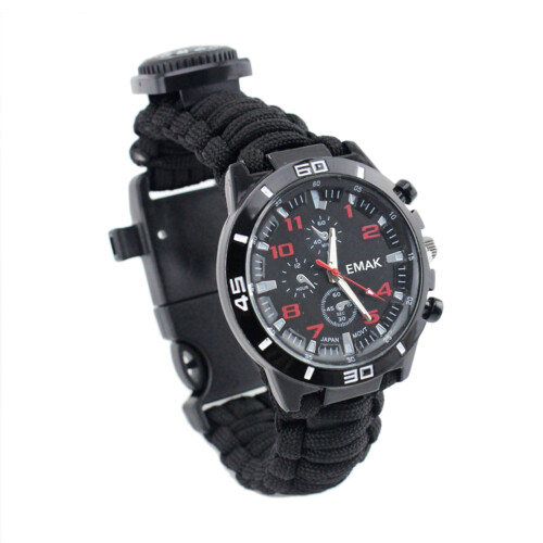 Bracelet de survie multifonction 25,5  5  3,2 cm 3,6 m 1