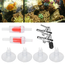Set di valvole di ritegno in acciaio inossidabile per acquario a due vie